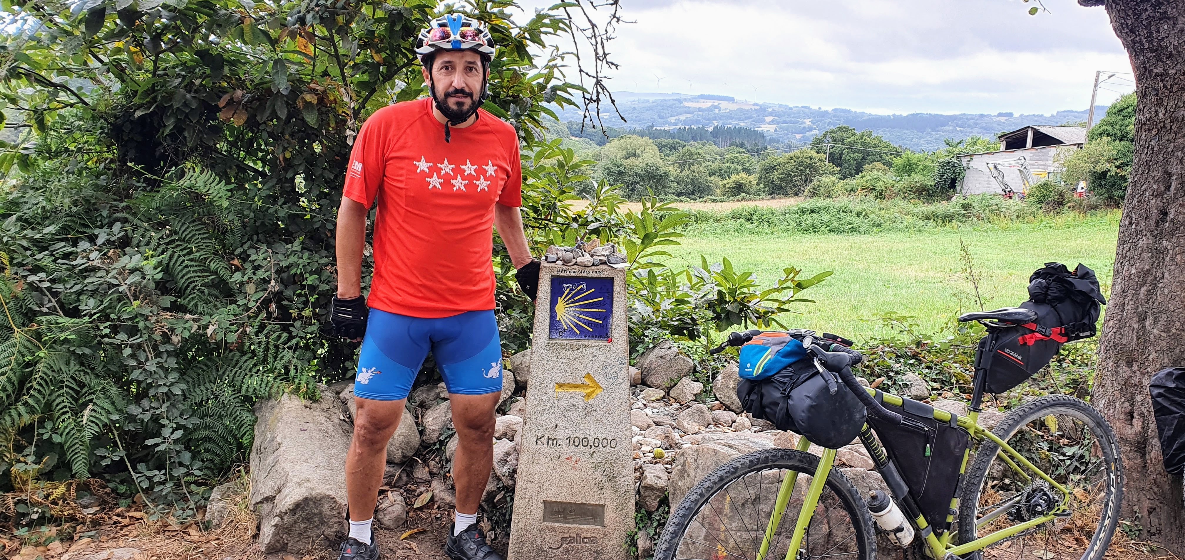 Hito km 100 camino francés